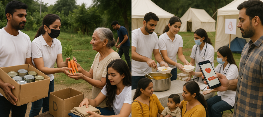 Helping Communities Through Crowdfunding for Food Shelter and Health