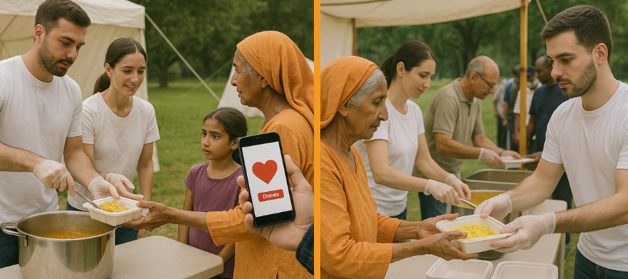 Helping Communities Through Crowdfunding for Food Shelter and Health