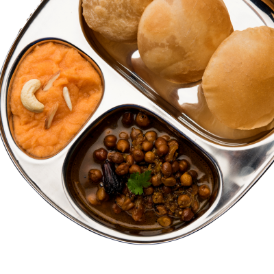 Halwa, Chana and Meals