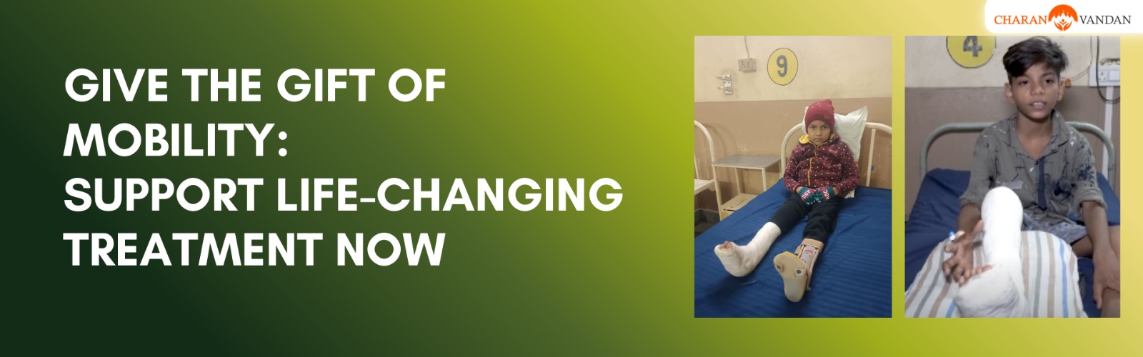 GIVE THE GIFT OF MOBILITY: SUPPORT LIFE- CHANGING TREATMENT NOW