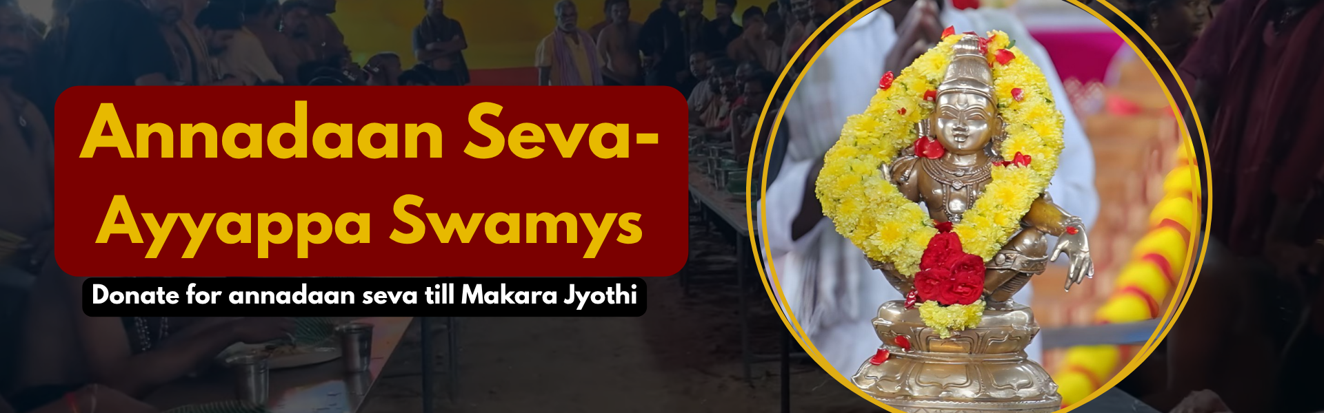 Ayyappa Swamy Annadan Seva in Hyderabad