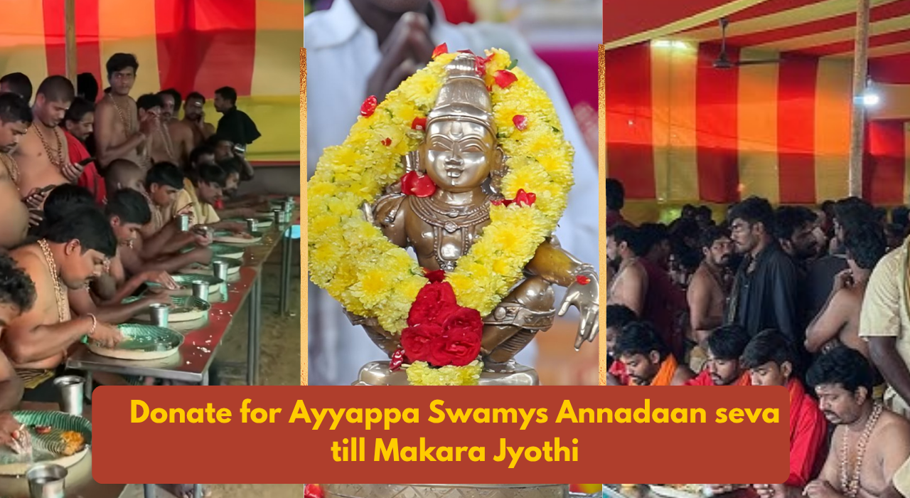 Ayyappa Swamy Annadan Seva in Hyderabad