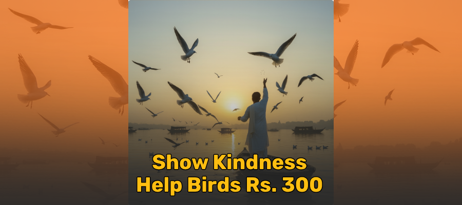 Show Kindness Help Birds Rs. 300