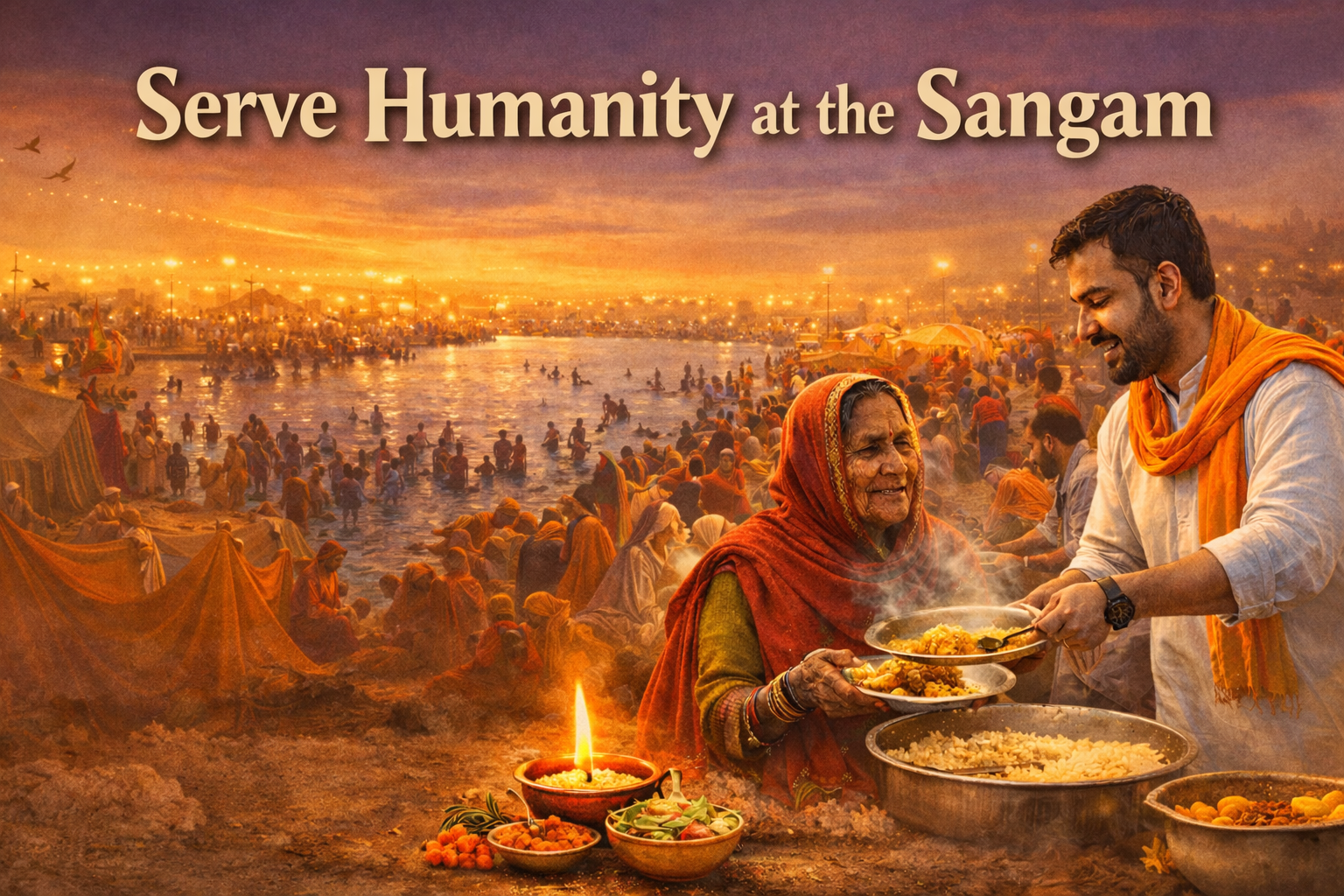 Serve Humanity at the Sangam
