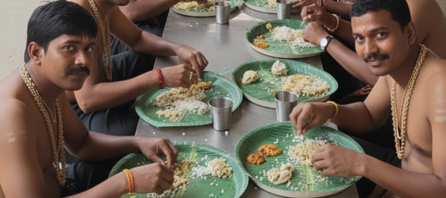 Annadan Seva for Ayyappa Devotees Sacred