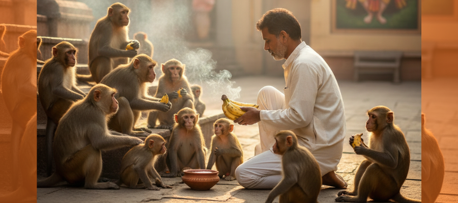 Blessed Tuesday Monkey Seva Benefits