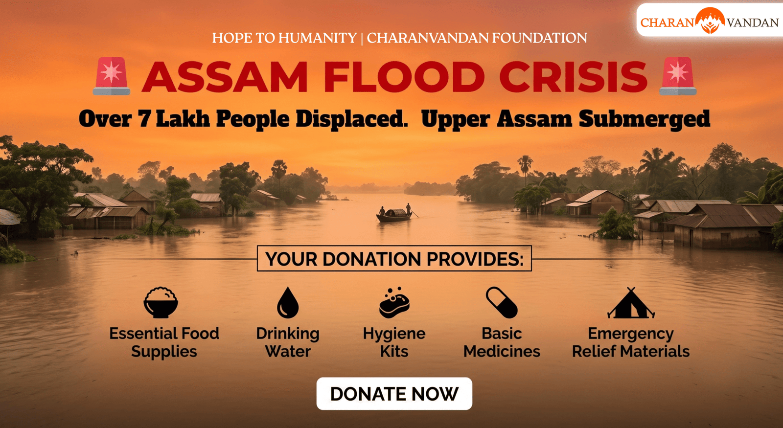 Rising Beyond The Floods: Assam Emergency Relief & Rehabilitation Campaign 2026