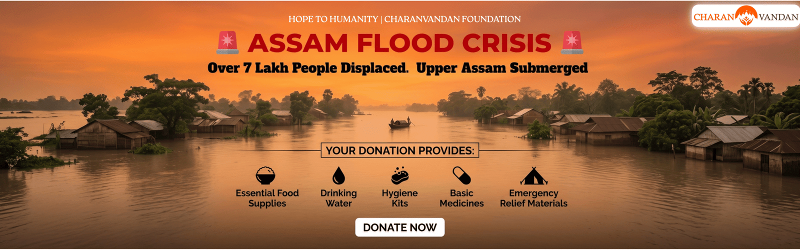 Rising Beyond The Floods: Assam Emergency Relief & Rehabilitation Campaign 2026