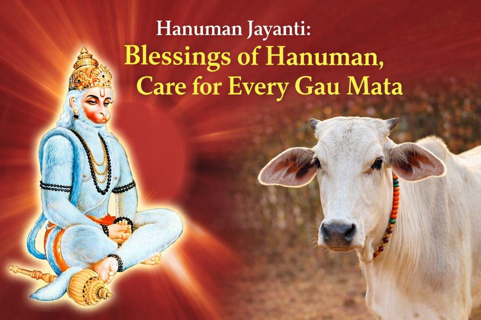 Hanuman Jayanti Sacred Care for Every Gau Mata