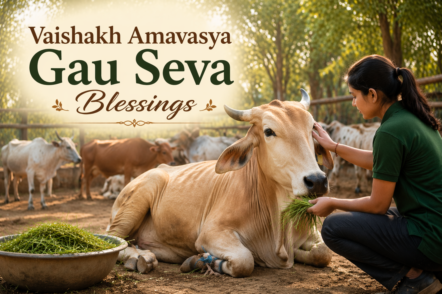 Vaishakh Amavasya Gau Seva Blessings