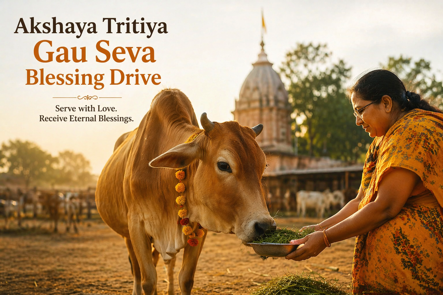 Akshaya Tritiya Gau Seva Blessing Drive