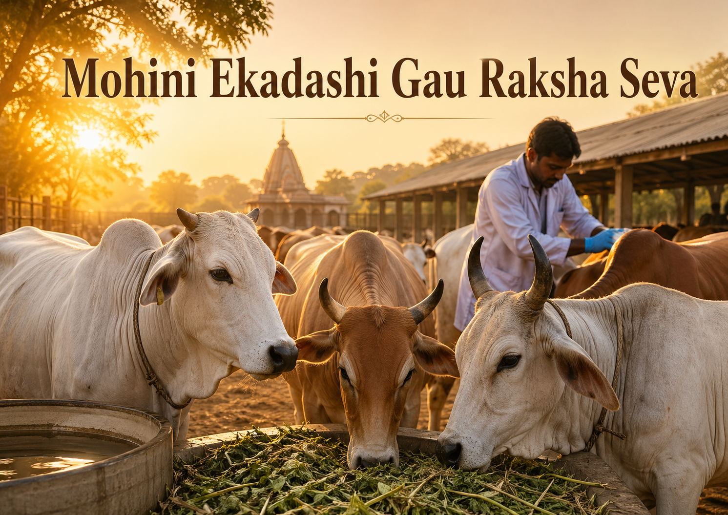 Mohini Ekadashi Gau Raksha Seva