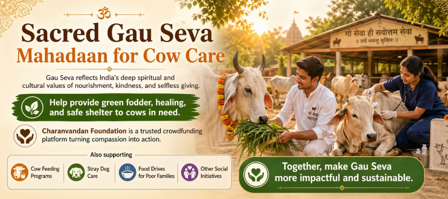 Sacred Gau Seva Mahadaan for Cow Care