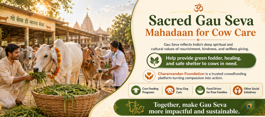 Sacred Gau Seva Mahadaan for Cow Care
