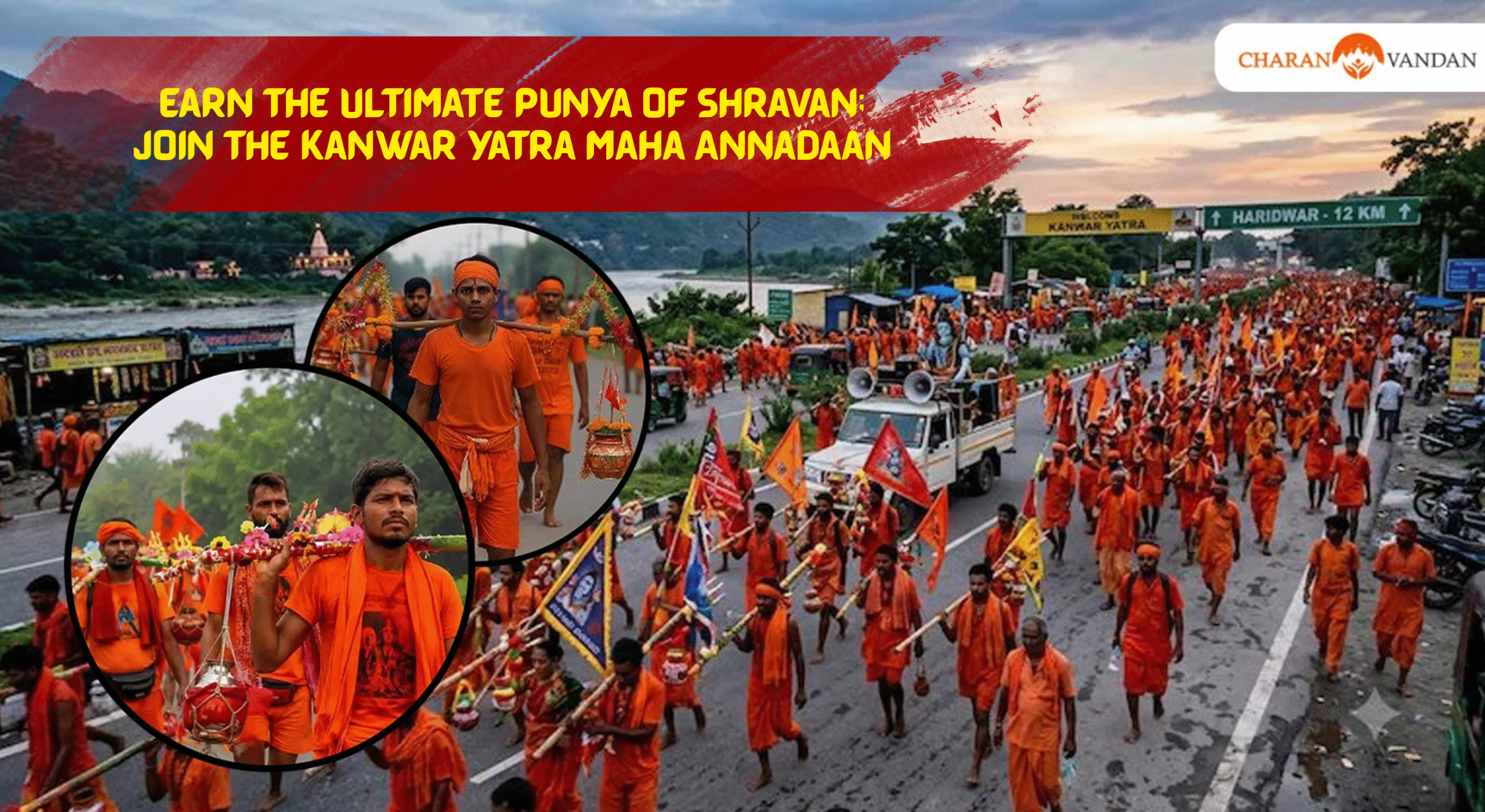 Nourish the Sacred Journey: Annadaan Seva for Kanwariyas During Shravan Kanwar Yatra