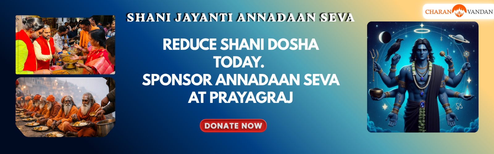 Sacred Annadaan Seva on Shani Jayanti: Seeking Protection and Grace at the Sangam, Prayagraj