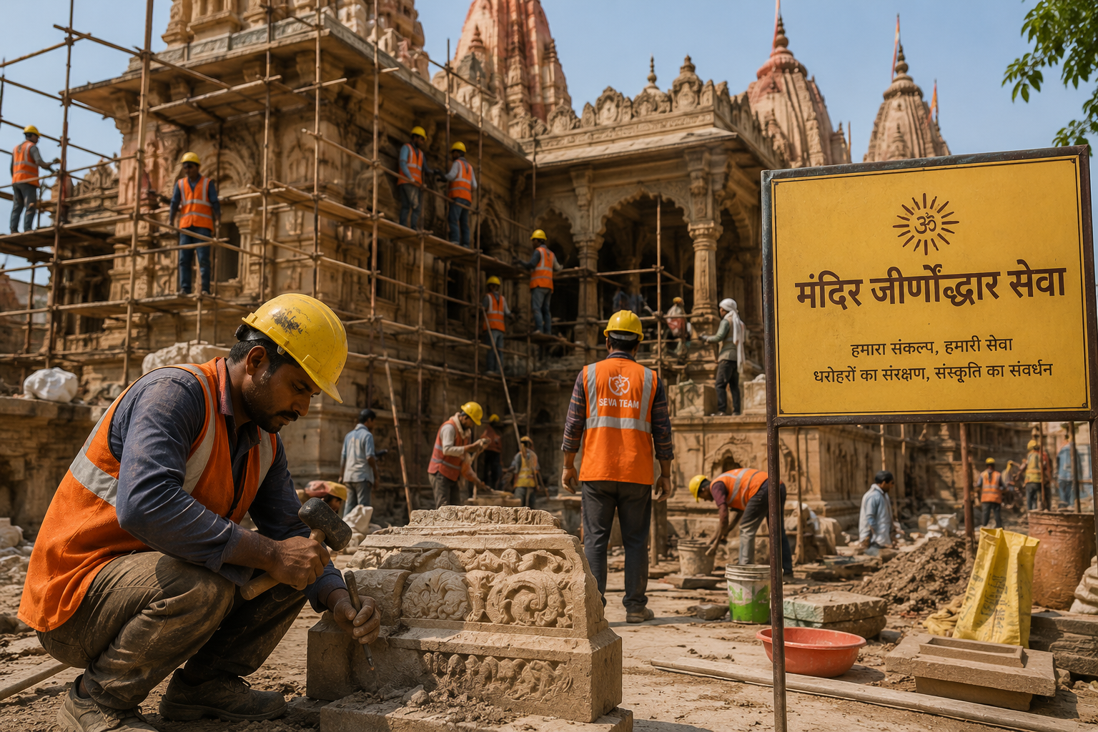 Temple Renovation