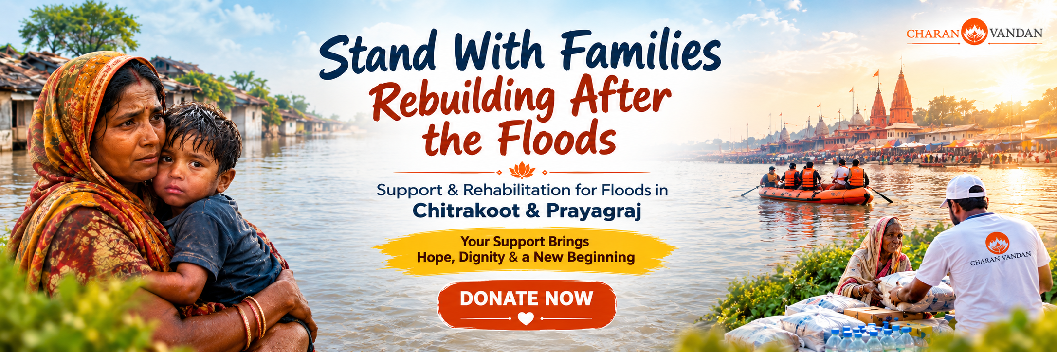 Stand with Chitrakoot & Prayagraj in their Darkest Hour: Support Emergency Flood Relief in Chitrakoot & Prayagraj