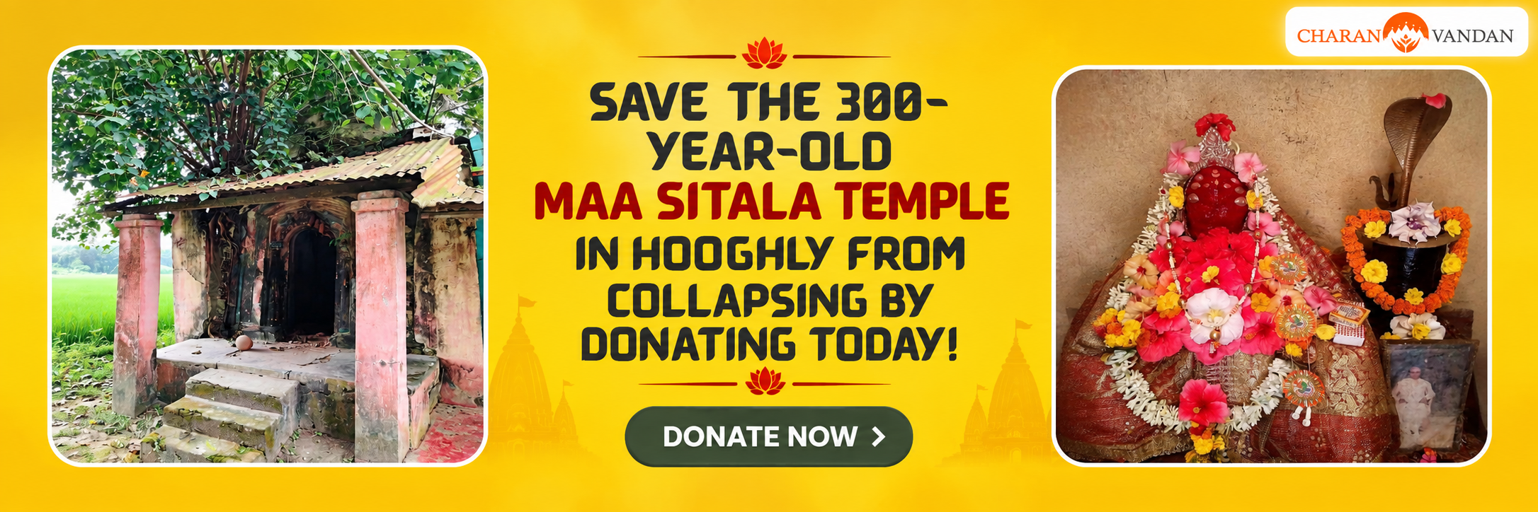 Restore the 300-Year-Old Sacred Sanctuary of Maa Shitala Devi