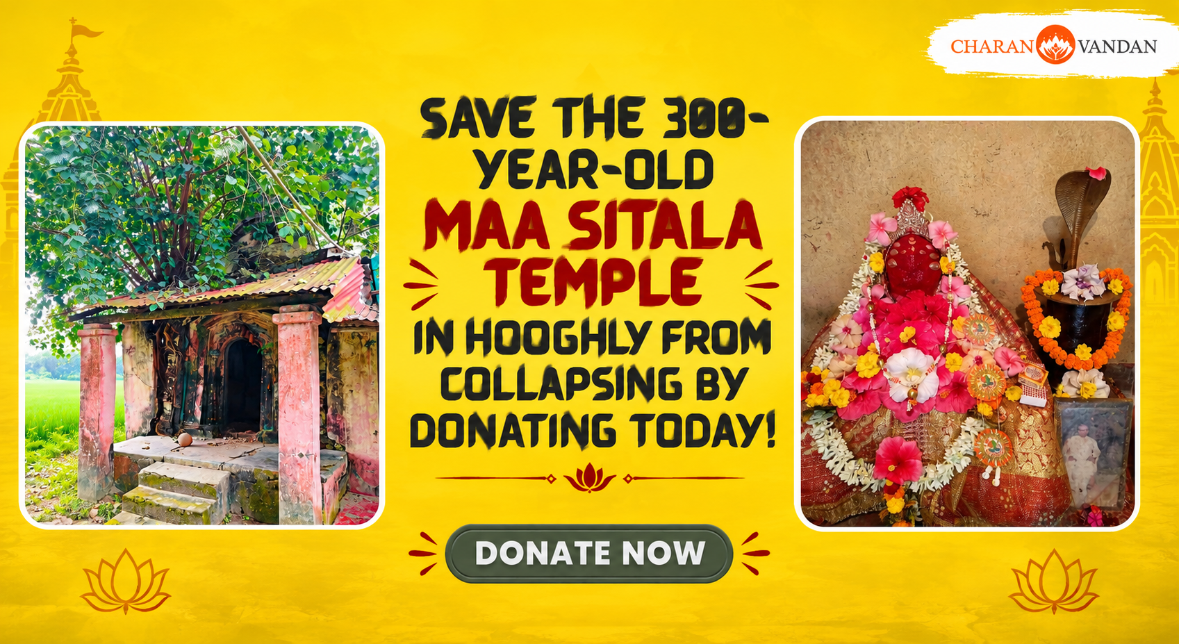 Restore the 300-Year-Old Sacred Sanctuary of Maa Shitala Devi